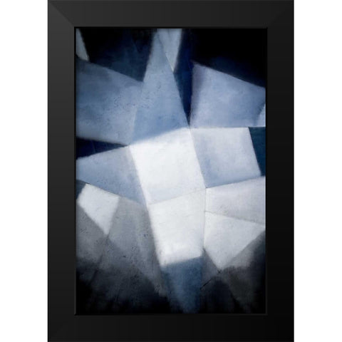 In Blue Times Black Modern Wood Framed Art Print by Allen, Kimberly