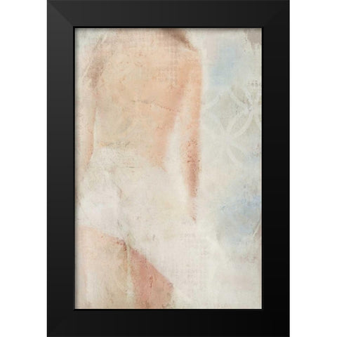 Beach Walk Black Modern Wood Framed Art Print by Allen, Kimberly