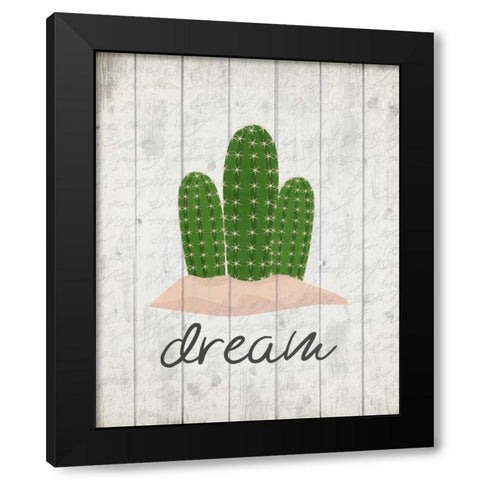 Cactus Dream Black Modern Wood Framed Art Print by Allen, Kimberly