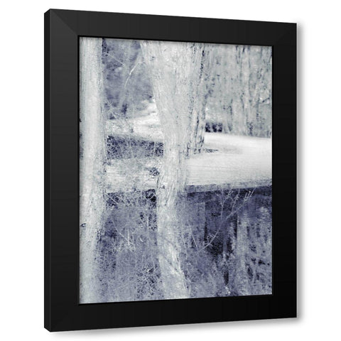 Through the Trees A Black Modern Wood Framed Art Print by Kimberly, Allen