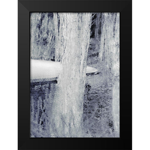 Through the Trees B Black Modern Wood Framed Art Print by Kimberly, Allen