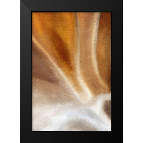 Copper Wave Black Modern Wood Framed Art Print by Kimberly, Allen