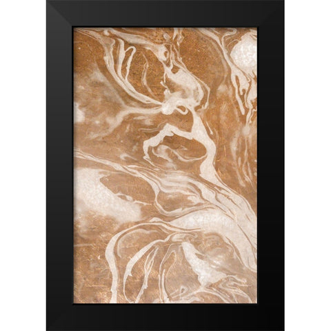 Cosmic Copper 2 Black Modern Wood Framed Art Print by Allen, Kimberly
