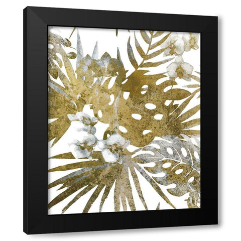 Tropic Bloom 2 Black Modern Wood Framed Art Print by Kimberly, Allen