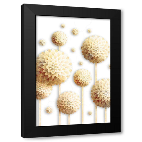 Make a Wish v2 Black Modern Wood Framed Art Print by Kimberly, Allen