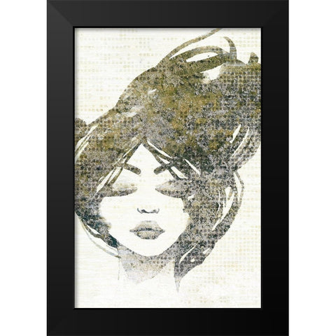 Golden Dreams 2 Black Modern Wood Framed Art Print by Kimberly, Allen