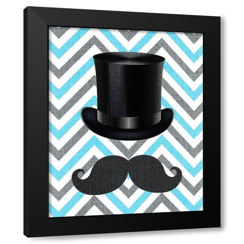 Little Man 1 Black Modern Wood Framed Art Print with Double Matting by Kimberly, Allen