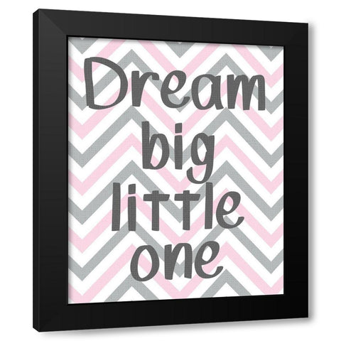Little Princess 2 Black Modern Wood Framed Art Print by Kimberly, Allen
