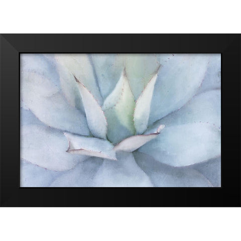 Serene Succulent Black Modern Wood Framed Art Print by Allen, Kimberly