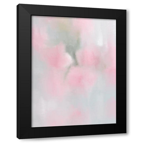 First Blush Black Modern Wood Framed Art Print by Kimberly, Allen