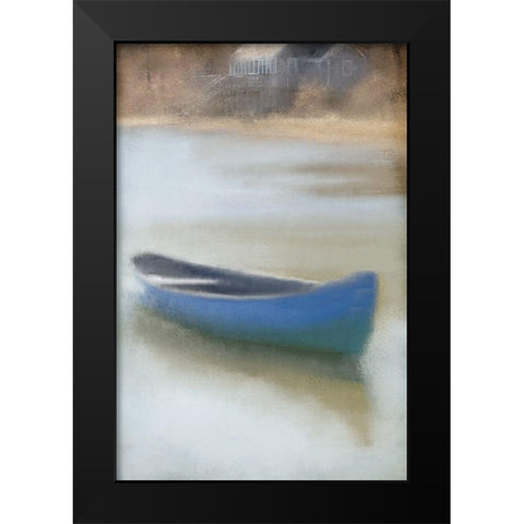 At the Lake House Black Modern Wood Framed Art Print by Kimberly, Allen