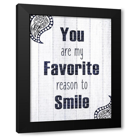 Always Love 2 Black Modern Wood Framed Art Print by Kimberly, Allen
