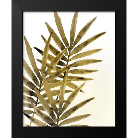 Ferns 1 Black Modern Wood Framed Art Print by Kimberly, Allen