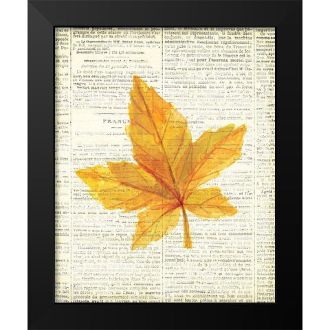 In the Fall 1  Black Modern Wood Framed Art Print by Kimberly, Allen