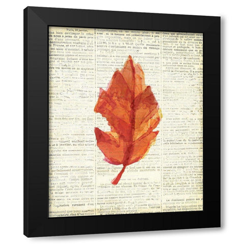 In the Fall 2  Black Modern Wood Framed Art Print by Kimberly, Allen