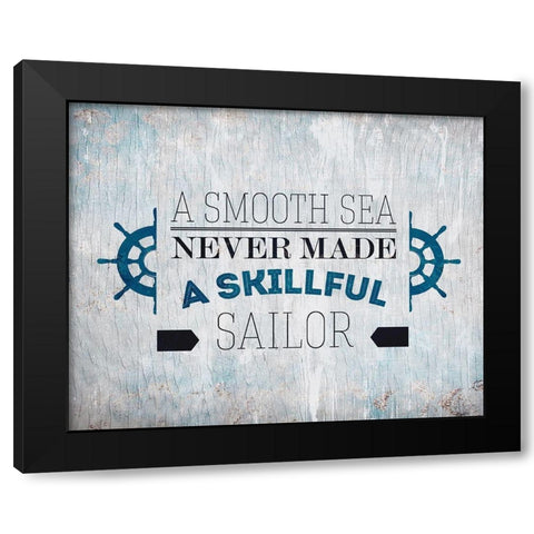 The Sea 2 Black Modern Wood Framed Art Print by Kimberly, Allen