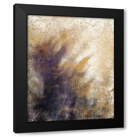 Copper Color 1 Black Modern Wood Framed Art Print by Kimberly, Allen