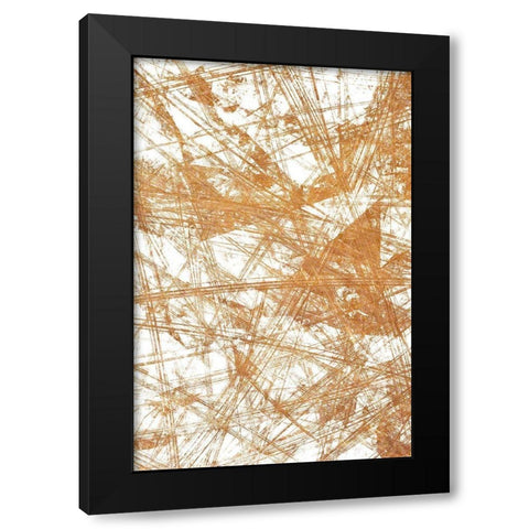 Fractal 2 Black Modern Wood Framed Art Print by Kimberly, Allen