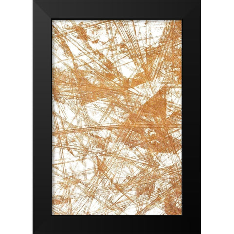 Fractal 2 Black Modern Wood Framed Art Print by Kimberly, Allen