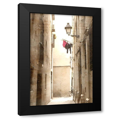 Old World 2 Black Modern Wood Framed Art Print with Double Matting by Kimberly, Allen