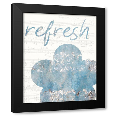 Spa Days 2 Black Modern Wood Framed Art Print by Kimberly, Allen