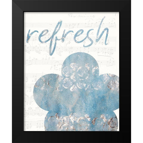 Spa Days 2 Black Modern Wood Framed Art Print by Kimberly, Allen