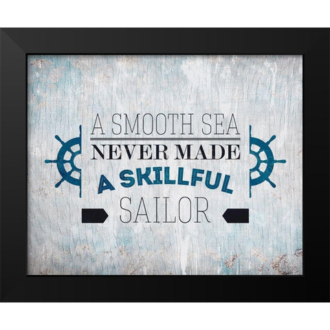 The Sea 2 Black Modern Wood Framed Art Print by Kimberly, Allen
