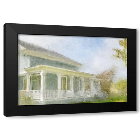 My Happy Place Black Modern Wood Framed Art Print with Double Matting by Kimberly, Allen