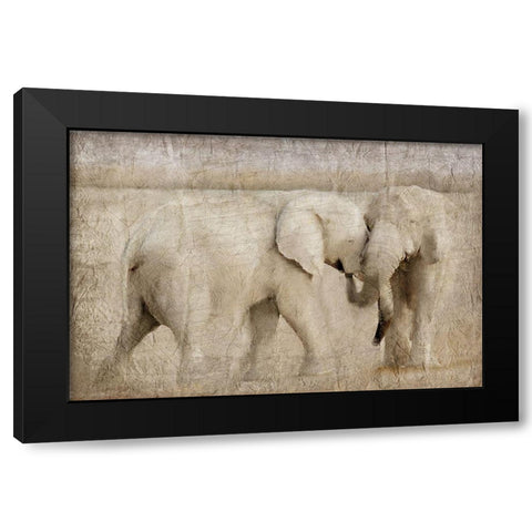 Always Together Black Modern Wood Framed Art Print by Kimberly, Allen