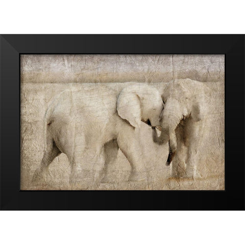 Always Together Black Modern Wood Framed Art Print by Kimberly, Allen