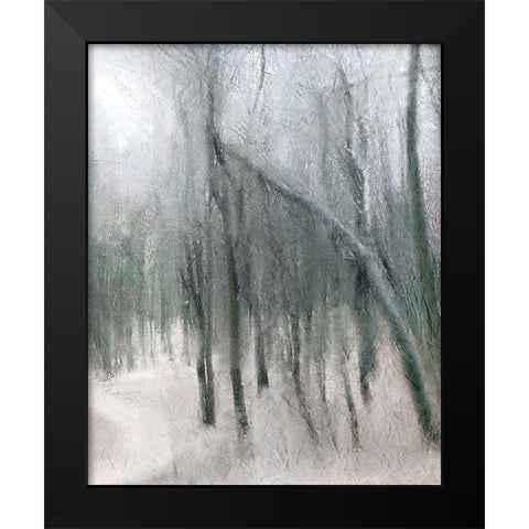 Shrouded Forest 3 Black Modern Wood Framed Art Print by Allen, Kimberly
