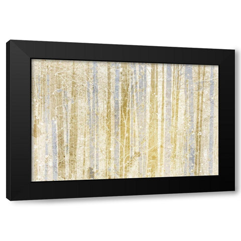 Gilded Forest Black Modern Wood Framed Art Print with Double Matting by Kimberly, Allen