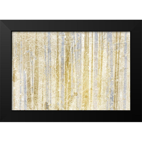 Gilded Forest Black Modern Wood Framed Art Print by Kimberly, Allen