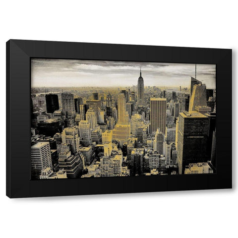 Manhattan Black Modern Wood Framed Art Print with Double Matting by Kimberly, Allen