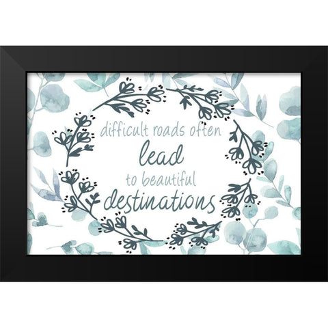 Change 3 Black Modern Wood Framed Art Print by Kimberly, Allen