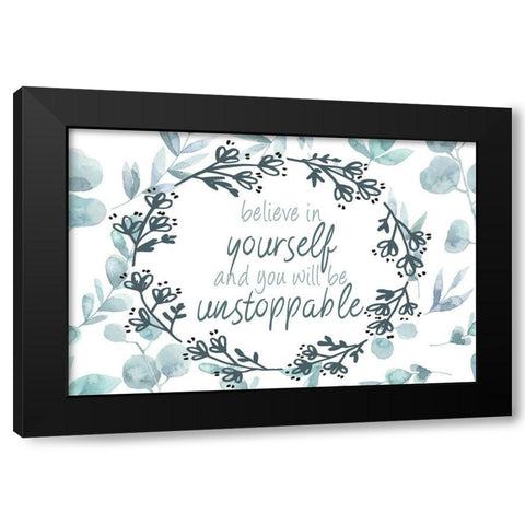 Change 4 Black Modern Wood Framed Art Print by Kimberly, Allen