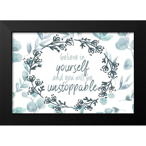 Change 4 Black Modern Wood Framed Art Print by Kimberly, Allen