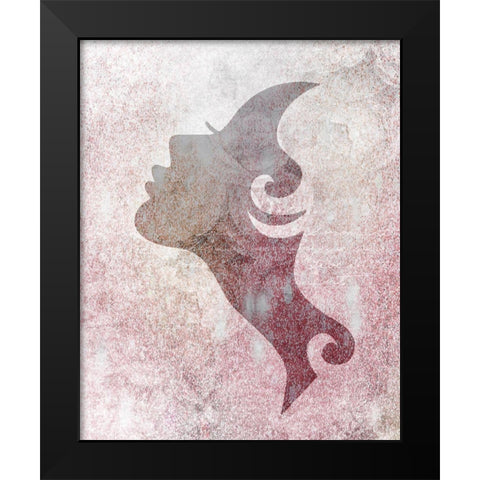Silhouette 3 Black Modern Wood Framed Art Print by Kimberly, Allen