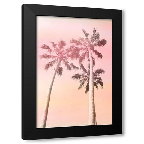 Pink Sunset 2 Black Modern Wood Framed Art Print by Kimberly, Allen