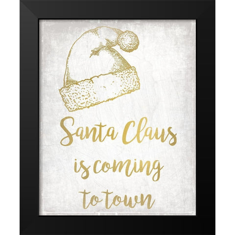 Christmas Jingle 1 Black Modern Wood Framed Art Print by Kimberly, Allen