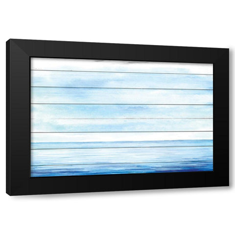 Waterscape Black Modern Wood Framed Art Print by Kimberly, Allen