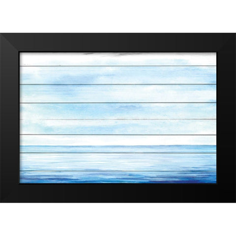 Waterscape Black Modern Wood Framed Art Print by Kimberly, Allen
