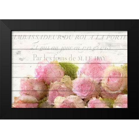 Fluers Black Modern Wood Framed Art Print by Kimberly, Allen