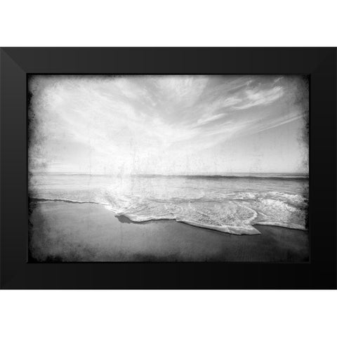 A Day at the Coast Black Modern Wood Framed Art Print by Kimberly, Allen