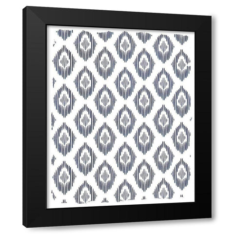 In Blue 1 Black Modern Wood Framed Art Print by Allen, Kimberly