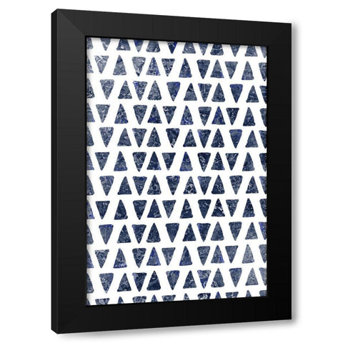Navy 2 Black Modern Wood Framed Art Print with Double Matting by Allen, Kimberly