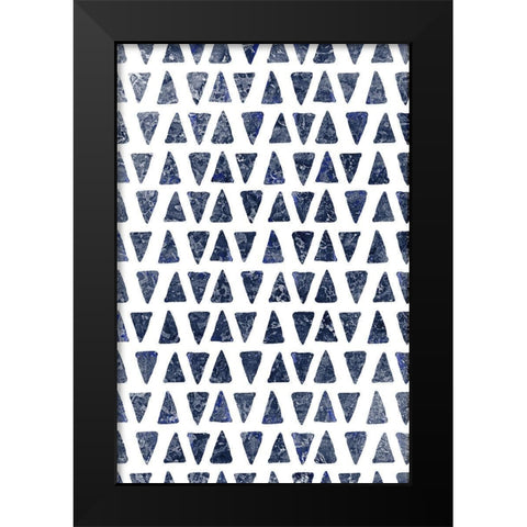 Navy 2 Black Modern Wood Framed Art Print by Allen, Kimberly