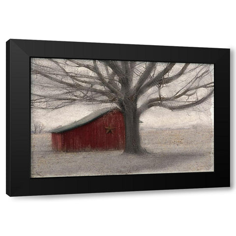 Barnyard Star Black Modern Wood Framed Art Print by Allen, Kimberly