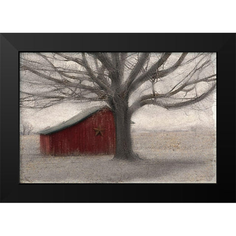 Barnyard Star Black Modern Wood Framed Art Print by Allen, Kimberly