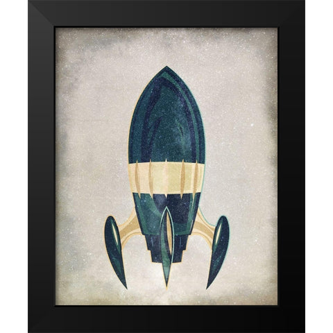 To Space 1 Black Modern Wood Framed Art Print by Allen, Kimberly